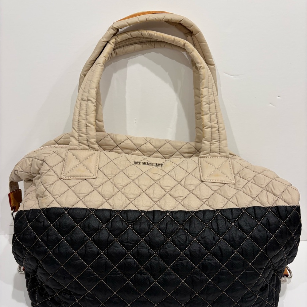 MZ Wallace Buff/Black Medium Sutton Deluxe
